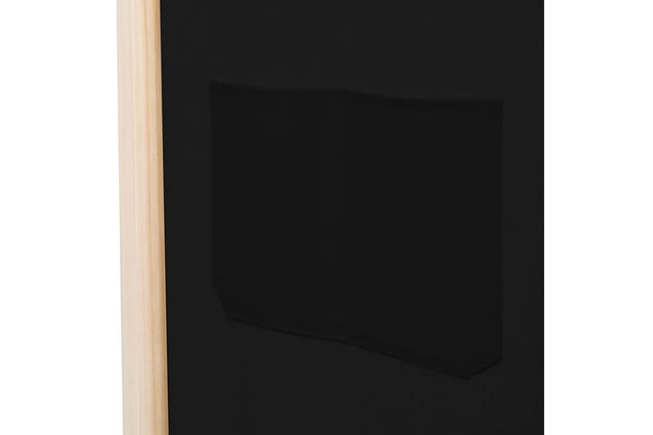 4-Paneelinen Tilanjakaja musta 160x170x4 cm kangas - Musta - Sermiseinä - Tilanjakaja & sermi