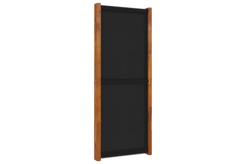 4-paneelinen tilanjakaja musta 280x180 cm - Musta - Sisustustuotteet - Tilanjakaja & sermi