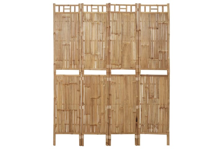 4-paneelinen tilanjakaja bambu 160x180 cm - Ruskea - Sermiseinä - Tilanjakaja & sermi