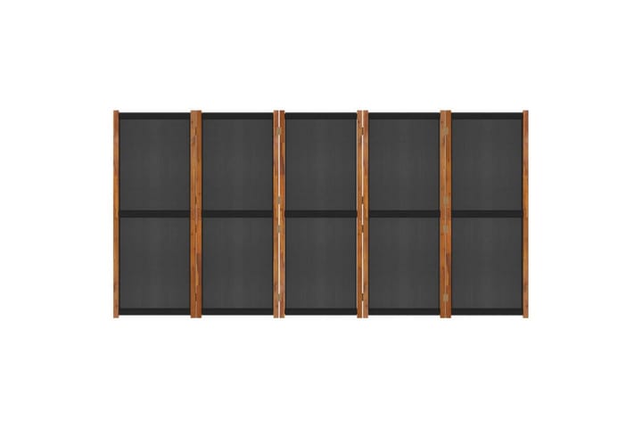 5-paneelinen tilanjakaja musta 350x180 cm - Musta - Tilanjakaja & sermi - Sermiseinä