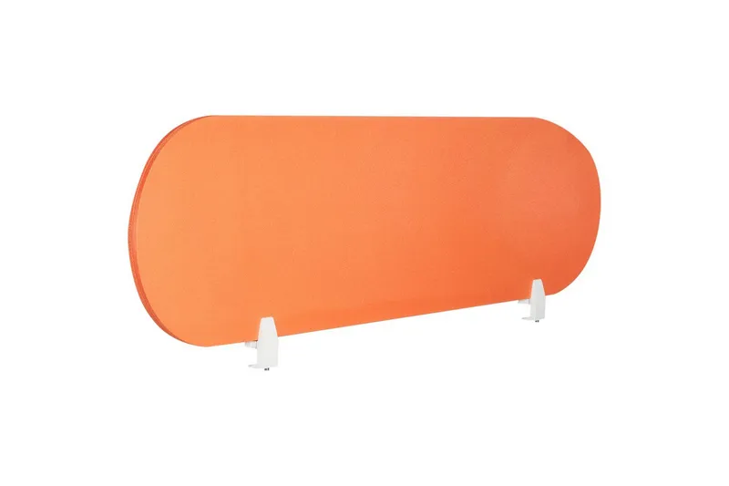 Skiljevägg för skrivbord Beliani Sparky Orange, 160x1x40 cm Orange