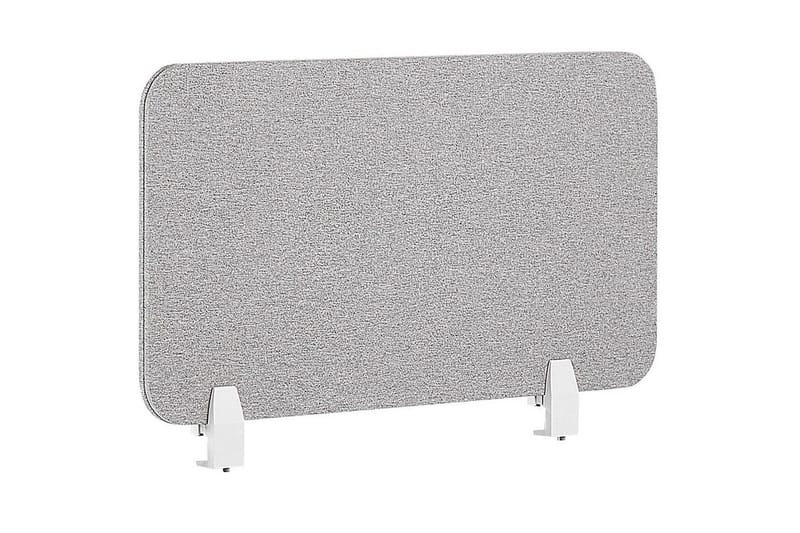 Skiljevägg för skrivbord Beliani Wally Beige, 130x2x40 cm Light grey 80x2x40 cm, undefined