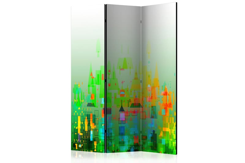 Tilanjakaja Abstract City 135x172 - Artgeist sp. z o. o. - Sisustustuotteet - Tilanjakaja & sermi