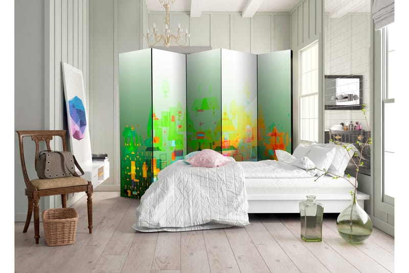 Tilanjakaja Abstract City 225x172 - Artgeist sp. z o. o. - Sisustustuotteet - Tilanjakaja & sermi