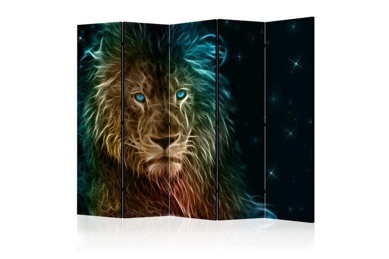 Tilanjakaja Abstract lion... II 225x172 - Artgeist sp. z o. o. - Sisustustuotteet - Tilanjakaja & sermi