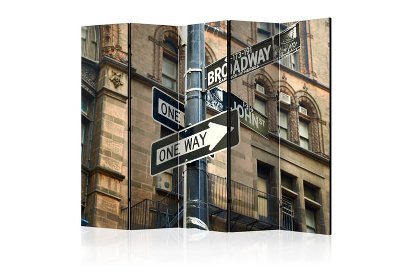 Tilanjakaja All roads lead to Broadway II 225x172 - Artgeist sp. z o. o. - Sisustustuotteet - Tilanjakaja & sermi