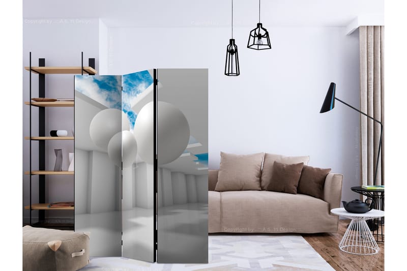 Tilanjakaja Architecture of the Future 135x172 - Artgeist sp. z o. o. - Sisustustuotteet - Tilanjakaja & sermi