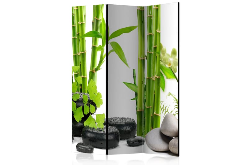 Tilanjakaja Bamboos And Stones 135x172 - Artgeist sp. z o. o. - Sisustustuotteet - Tilanjakaja & sermi