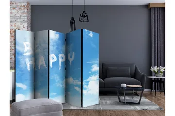 Tilanjakaja Be happy II 225x172 - Artgeist sp. z o. o. - Sisustustuotteet - Tilanjakaja & sermi