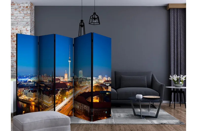 Tilanjakaja Berlin by night II 225x172 - Artgeist sp. z o. o. - Sisustustuotteet - Tilanjakaja & sermi
