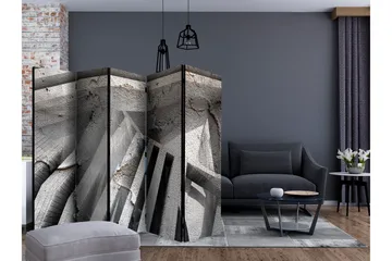 Tilanjakaja Beton 3D II 225x172 - Artgeist sp. z o. o. - Sisustustuotteet - Tilanjakaja & sermi