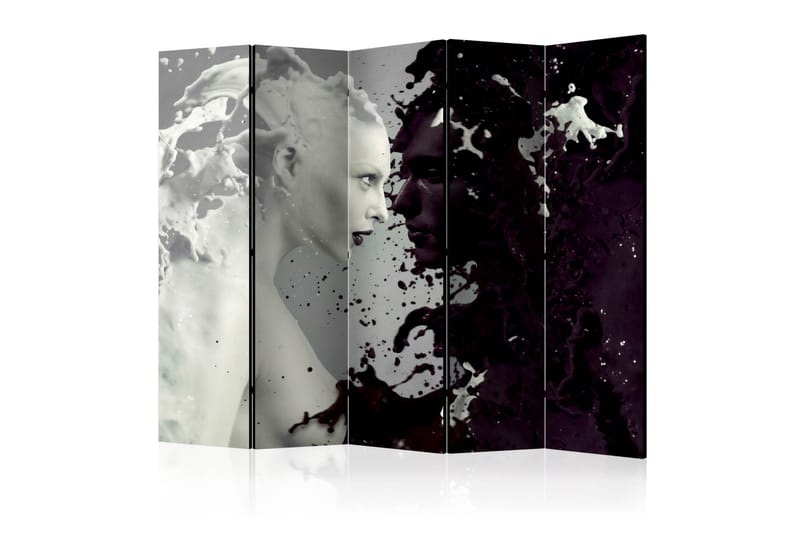 Tilanjakaja Black and White Faces II 225x172 - Artgeist sp. z o. o. - Sisustustuotteet - Tilanjakaja & sermi
