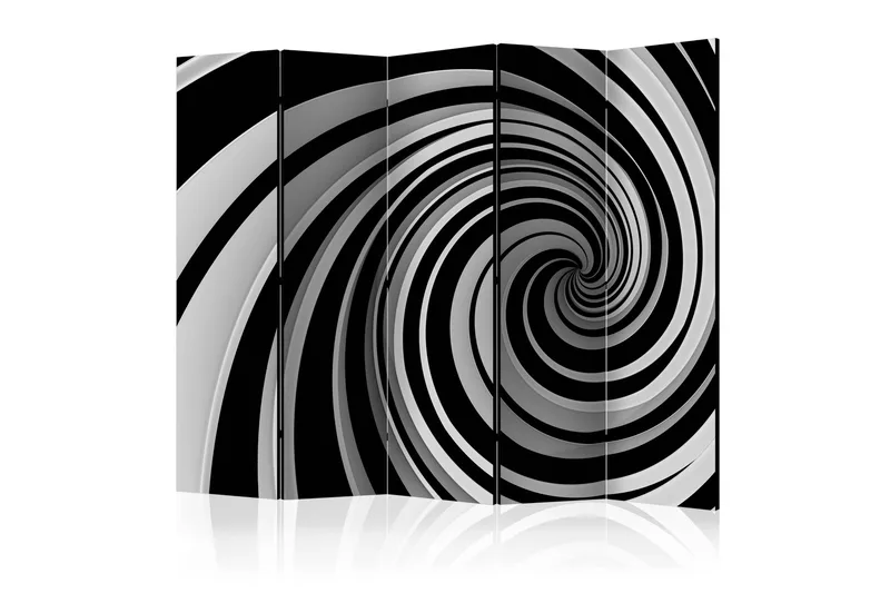 Tilanjakaja Black and white swirl II 225x172, Artgeist sp. z o. o.