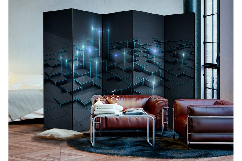 Tilanjakaja Black City 225x172 - Artgeist sp. z o. o. - Sisustustuotteet - Tilanjakaja & sermi