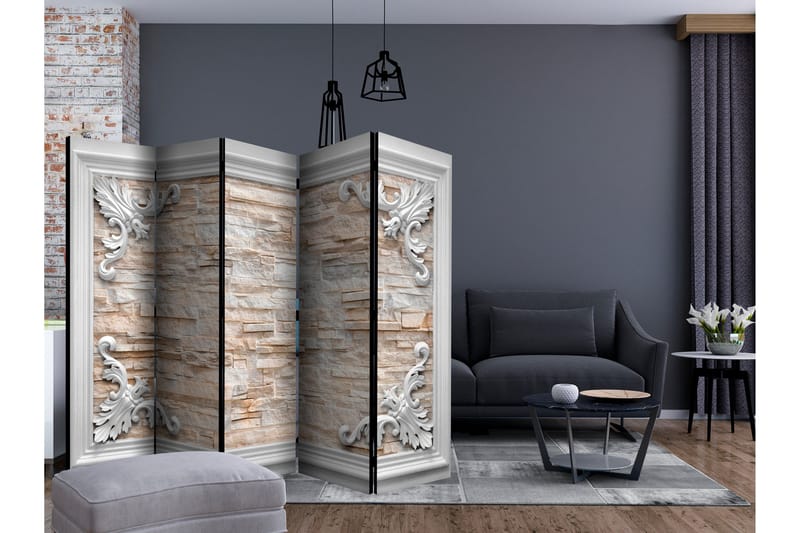 Tilanjakaja Brick in the Frame (Orange) II 225x172 - Artgeist sp. z o. o. - Sisustustuotteet - Tilanjakaja & sermi