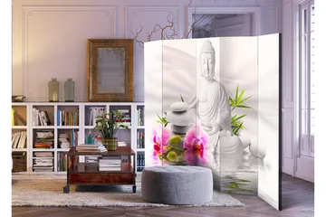 Tilanjakaja Buddha And Orchids 225x172 - Artgeist sp. z o. o. - Sisustustuotteet - Tilanjakaja & sermi