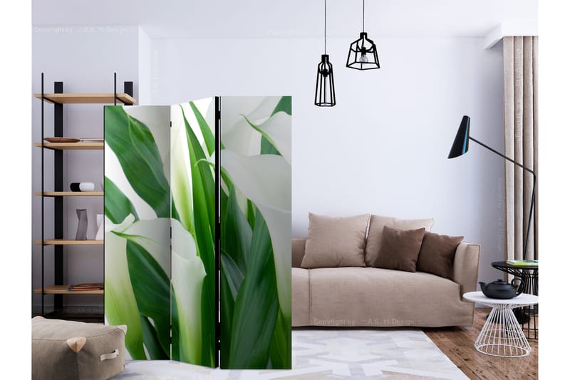 Tilanjakaja Bunch of Flowers - Callas - Artgeist sp. z o. o. - Sisustustuotteet - Tilanjakaja & sermi