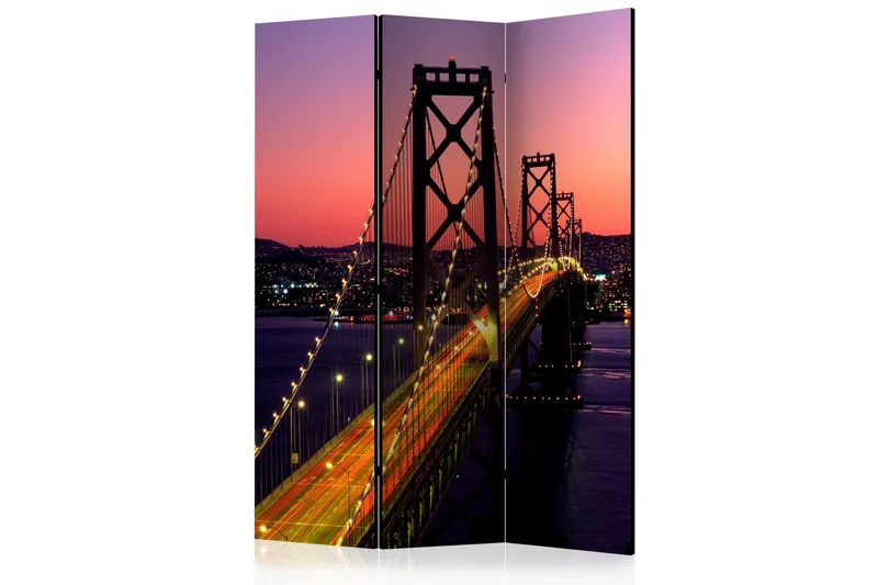 Tilanjakaja Charming evening in San Francisco 135x172, Artgeist sp. z o. o.