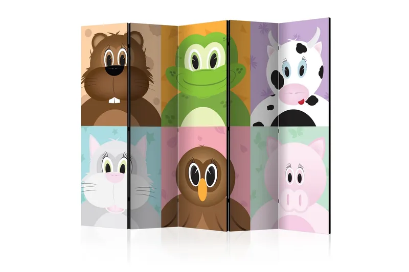 Tilanjakaja Cheerful animals II 225x172, Artgeist sp. z o. o.