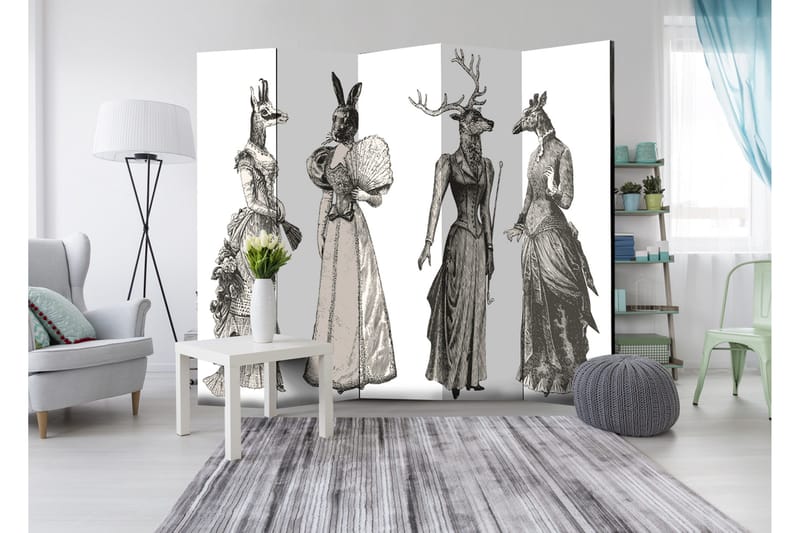 Tilanjakaja Chic Zoo 225x172 - Artgeist sp. z o. o. - Sisustustuotteet - Tilanjakaja & sermi