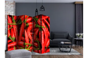 Tilanjakaja Chili Pepper - Background II - Artgeist sp. z o. o. - Sisustustuotteet - Tilanjakaja & sermi