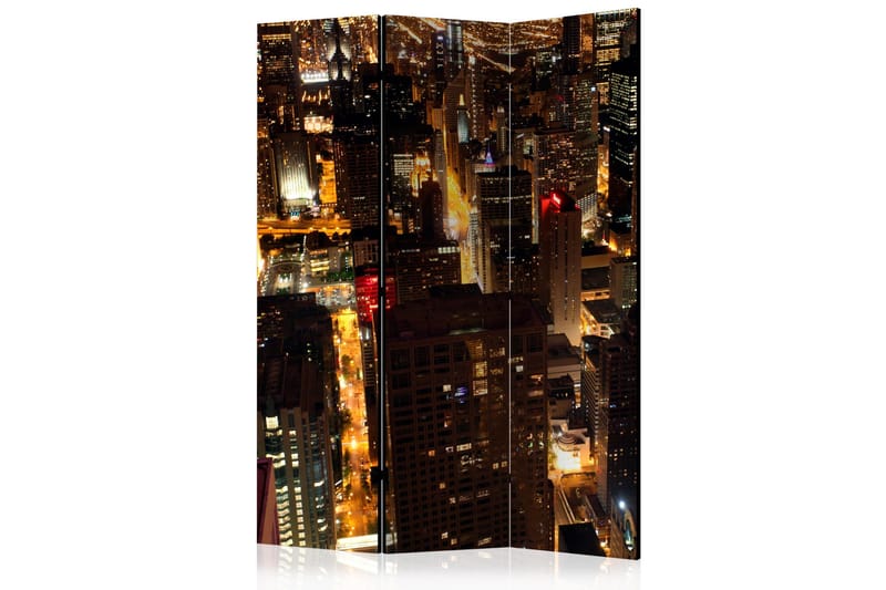 Tilanjakaja City by night - Chicago, USA 135x172, Artgeist sp. z o. o.