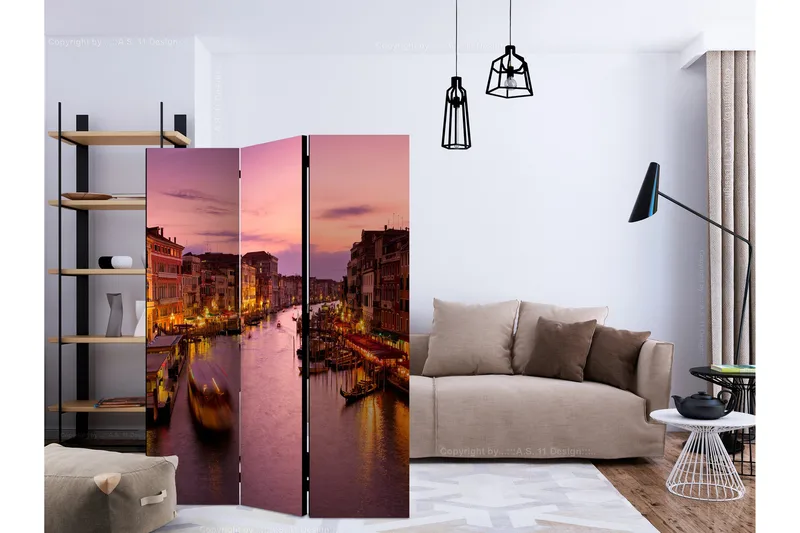 Tilanjakaja City of Lovers, Venice by Night - Artgeist sp. z o. o. - Sisustustuotteet - Tilanjakaja & sermi