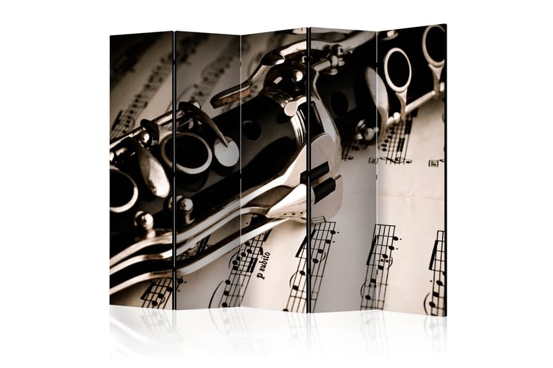 Tilanjakaja Clarinet and music notes II 225x172, Artgeist sp. z o. o.
