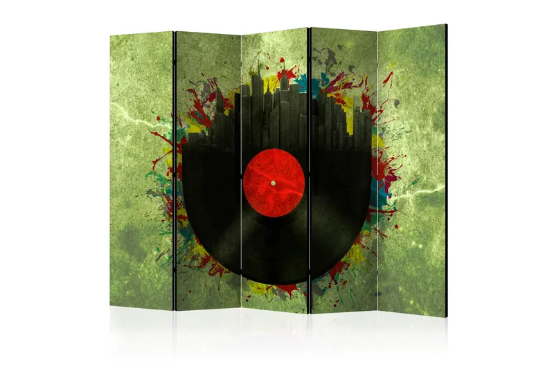 Tilanjakaja Colorful melodies of the city II 225x172, Artgeist sp. z o. o.