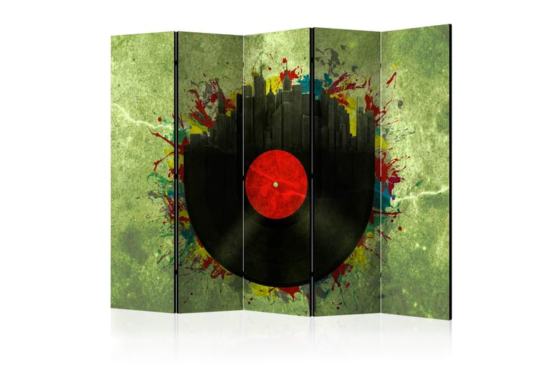 Tilanjakaja Colorful melodies of the city II 225x172, Artgeist sp. z o. o.