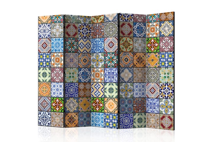 Tilanjakaja Colorful Mosaic 225x172 - Artgeist sp. z o. o. - Taittuva sermi - Tilanjakaja & sermi