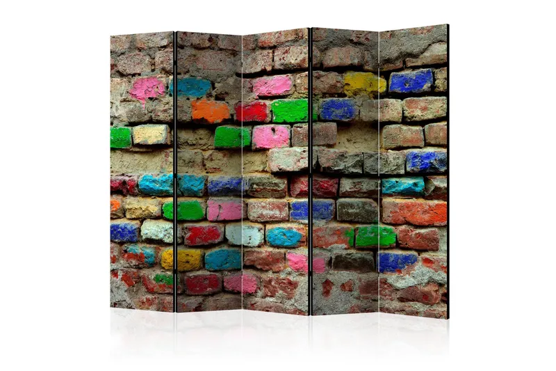 Tilanjakaja Colourful Bricks II 225x172, Artgeist sp. z o. o.