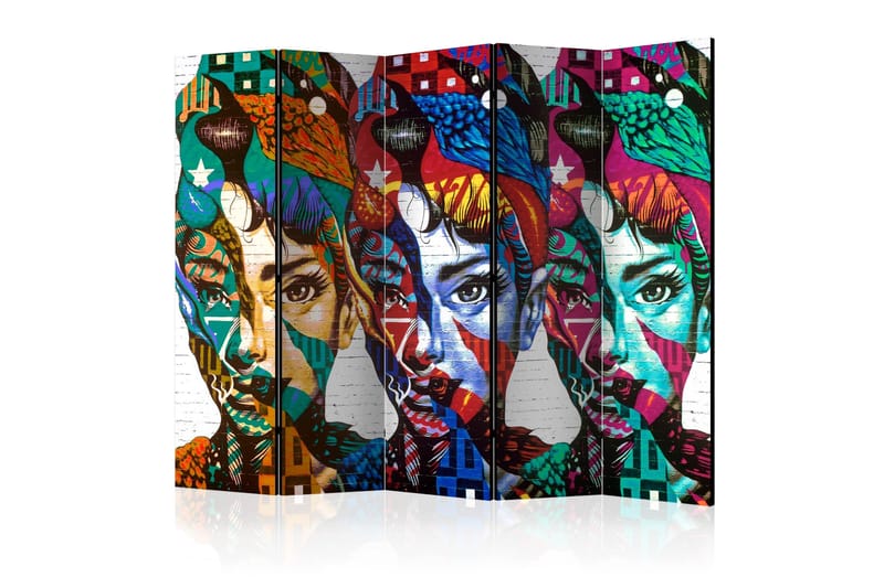 Tilanjakaja Colourful Faces II 225x172, Artgeist sp. z o. o.