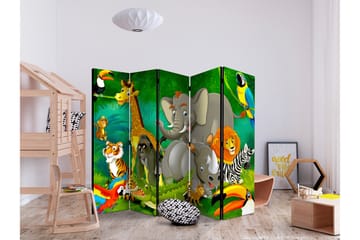 Tilanjakaja Colourful Safari 225x172 - Artgeist sp. z o. o. - Sisustustuotteet - Tilanjakaja & sermi