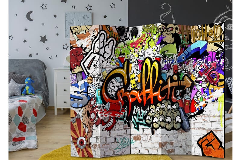 Tilanjakaja Colourful Style 225x172 - Artgeist sp. z o. o. - Sisustustuotteet - Tilanjakaja & sermi