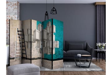 Tilanjakaja Concrete blocks II 225x172 - Artgeist sp. z o. o. - Sisustustuotteet - Tilanjakaja & sermi