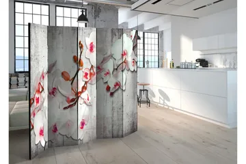 Tilanjakaja Concrete Orchid 225x172 - Artgeist sp. z o. o. - Sisustustuotteet - Tilanjakaja & sermi