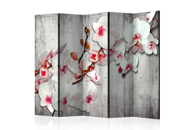 Tilanjakaja Concrete Orchid 225x172 - Artgeist sp. z o. o. - Sisustustuotteet - Tilanjakaja & sermi