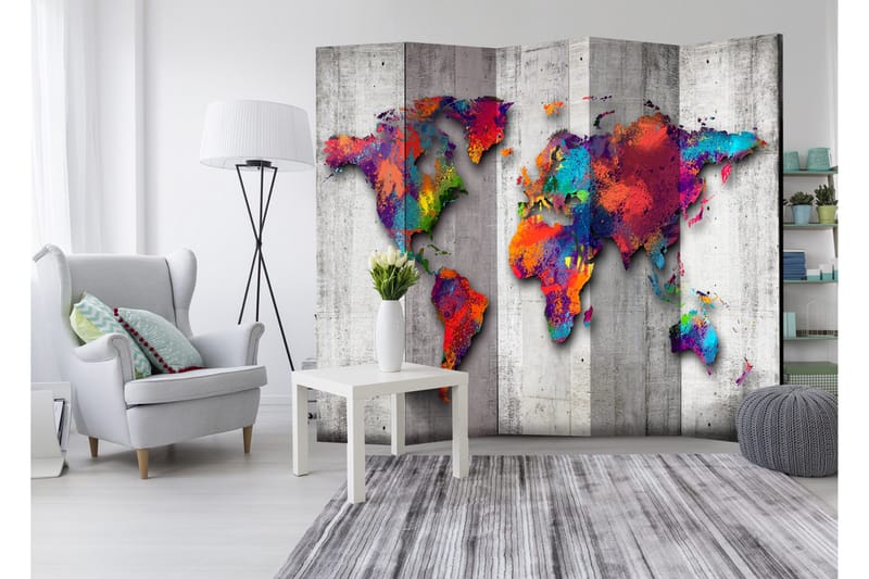 Tilanjakaja Concrete World 225x172 - Artgeist sp. z o. o. - Sisustustuotteet - Tilanjakaja & sermi