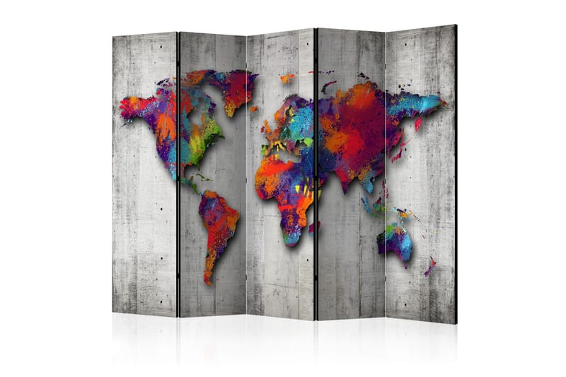 Tilanjakaja Concrete World 225x172 - Artgeist sp. z o. o. - Sisustustuotteet - Tilanjakaja & sermi