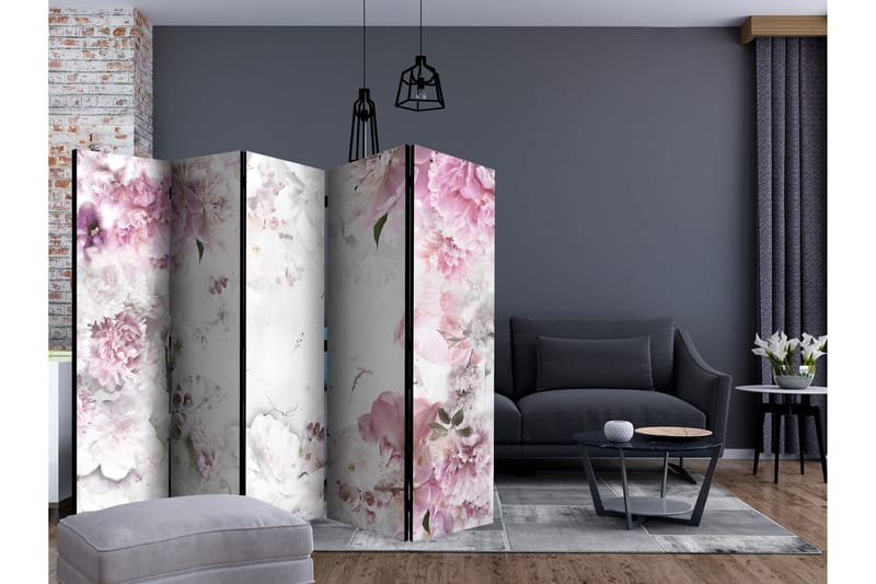 Tilanjakaja Dancing peonies II 225x172 - Artgeist sp. z o. o. - Sisustustuotteet - Tilanjakaja & sermi