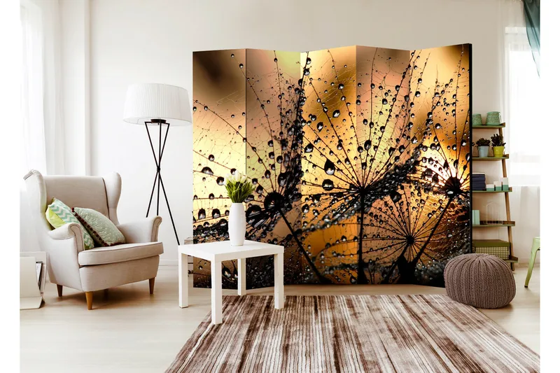 Tilanjakaja Dandelions In The Rain 225x172 - Artgeist sp. z o. o. - Sisustustuotteet - Tilanjakaja & sermi