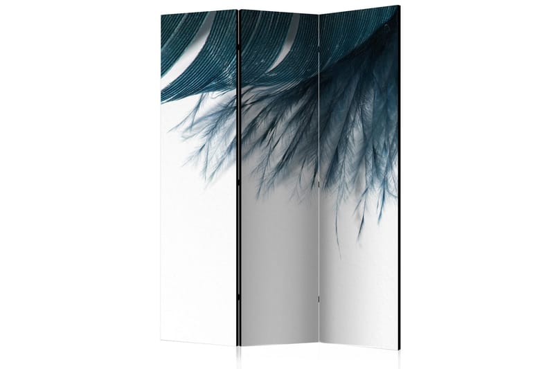 Tilanjakaja Dark Blue Feather 135x172 - Artgeist sp. z o. o. - Sisustustuotteet - Tilanjakaja & sermi