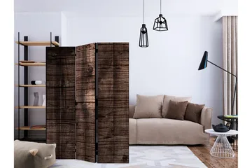 Tilanjakaja Dark Brown Boards - Artgeist sp. z o. o. - Sisustustuotteet - Tilanjakaja & sermi