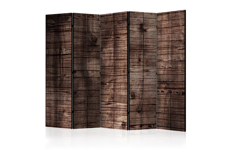 Tilanjakaja Dark Brown Boards II - Artgeist sp. z o. o. - Sisustustuotteet - Tilanjakaja & sermi