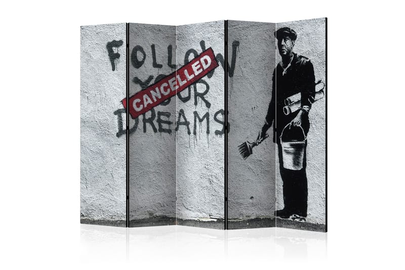 Tilanjakaja Dreams Cancelled (Banksy) II 225x172, Artgeist sp. z o. o.