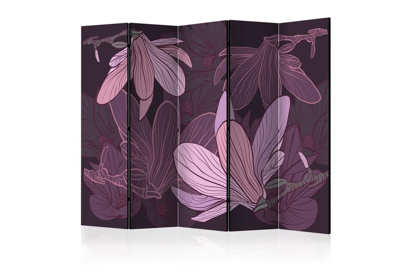 Tilanjakaja Dreamy Flowers II - Artgeist sp. z o. o. - Sisustustuotteet - Tilanjakaja & sermi