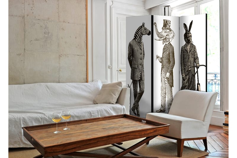 Tilanjakaja Elegant Zoo 135x172 - Artgeist sp. z o. o. - Sisustustuotteet - Tilanjakaja & sermi