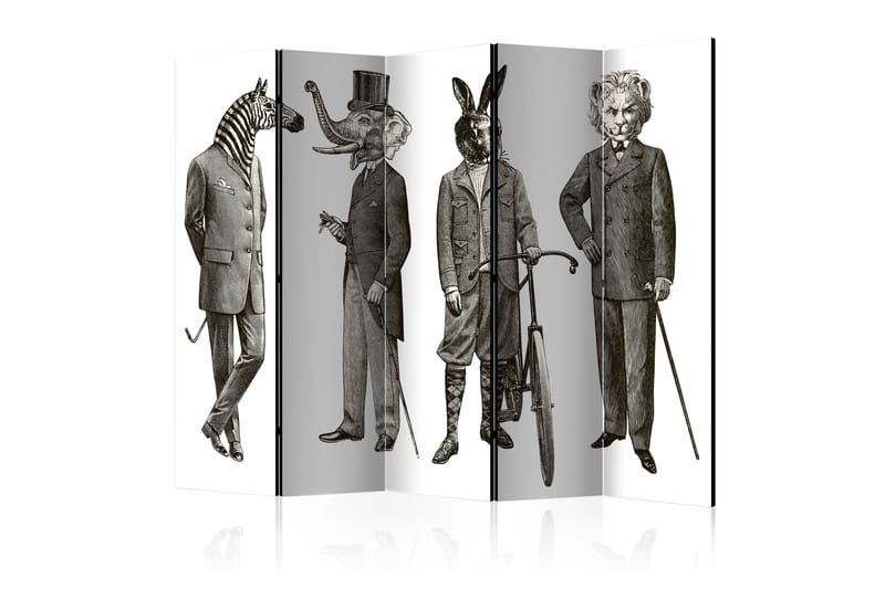 Tilanjakaja Elegant Zoo 225x172 - Artgeist sp. z o. o. - Sisustustuotteet - Tilanjakaja & sermi