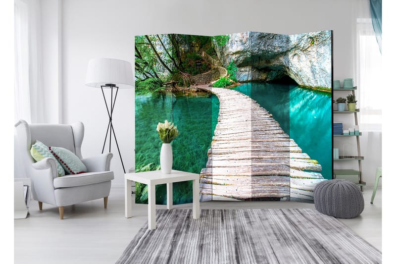 Tilanjakaja Emerald Lake 225x172 - Artgeist sp. z o. o. - Sisustustuotteet - Tilanjakaja & sermi